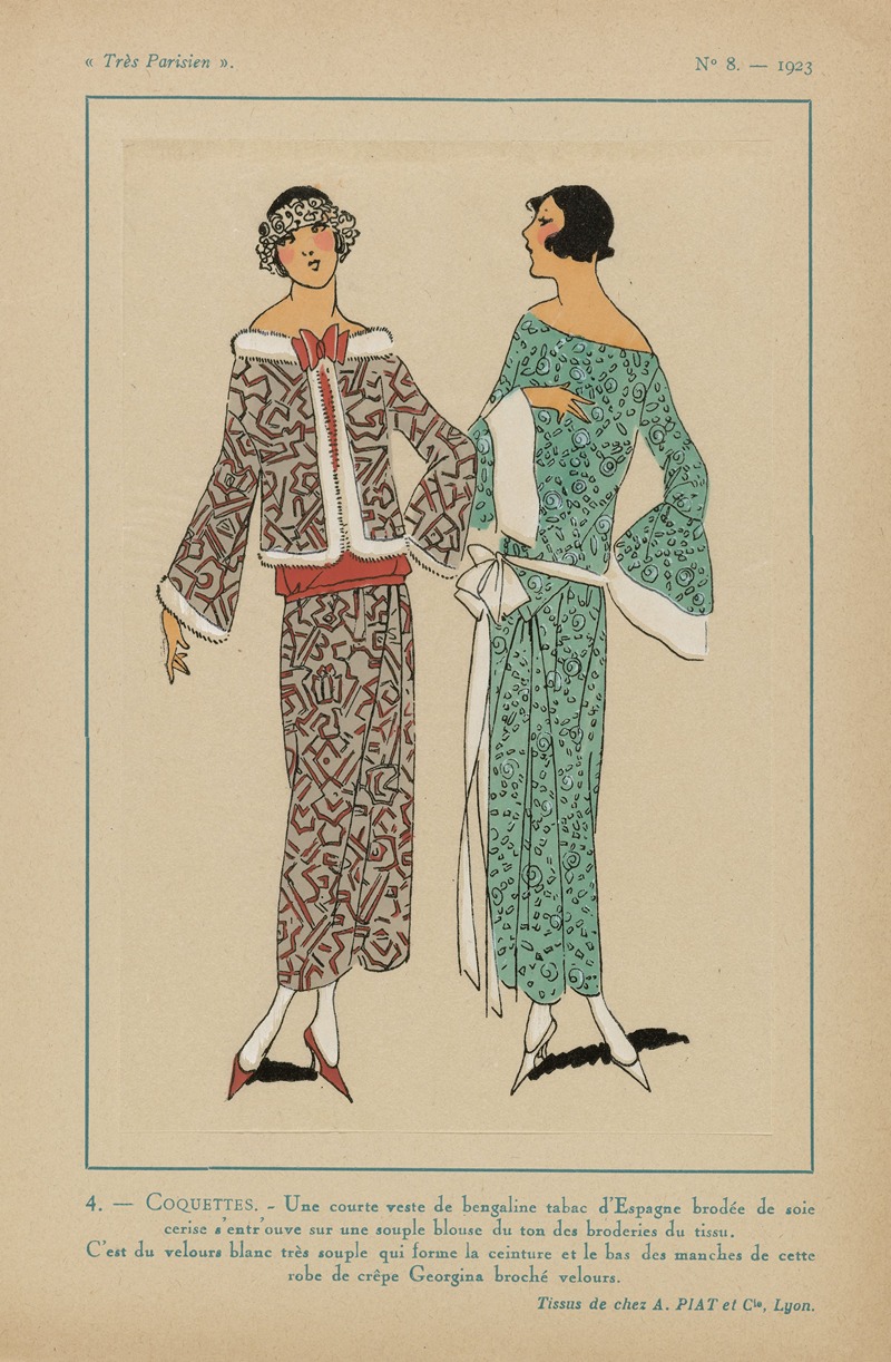 Кокетки by Ж.-П. Жумар, 1923 — digital art print download