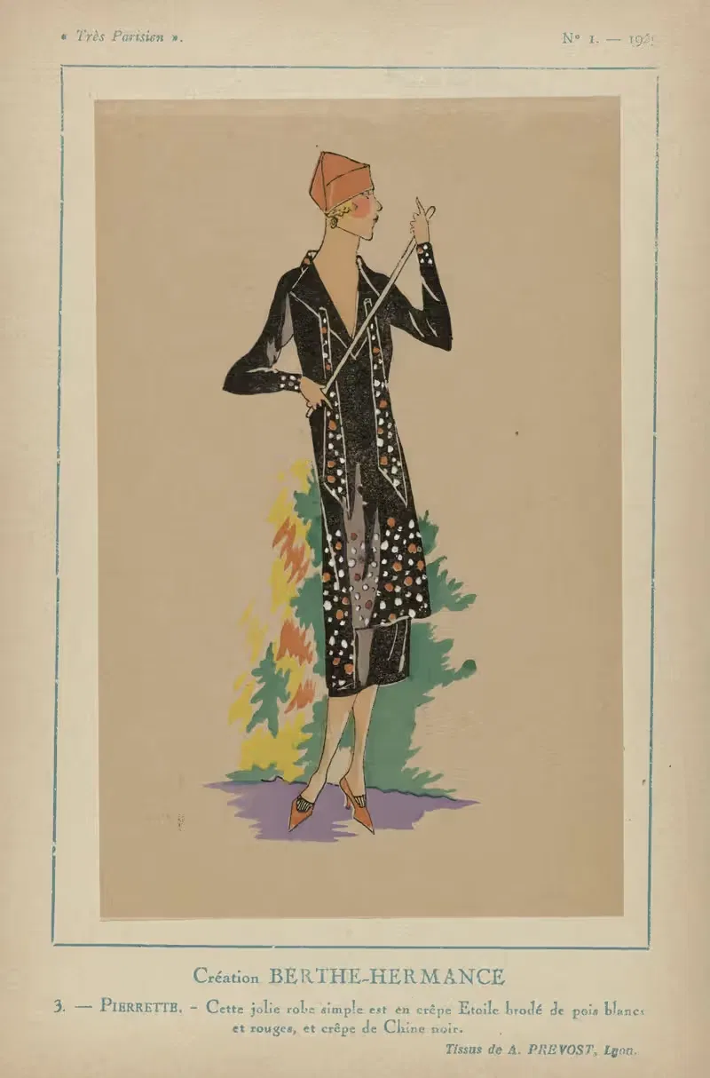 Создание Берт-Эрманс – Пьеретта by Ж.-П. Жумар, 1925 — digital art print download