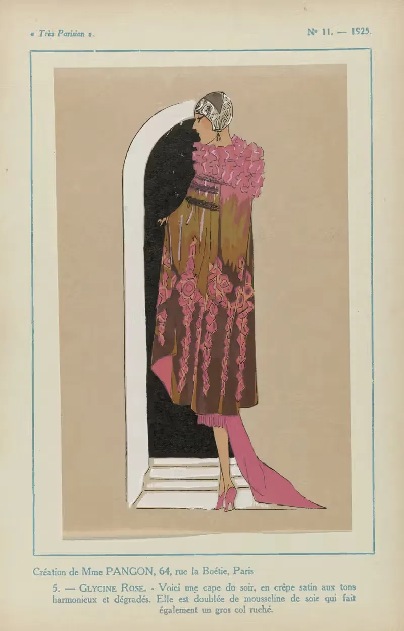 Создание Пангон – Розовая глициния by Ж.-П. Жумар, 1925 — digital art print download