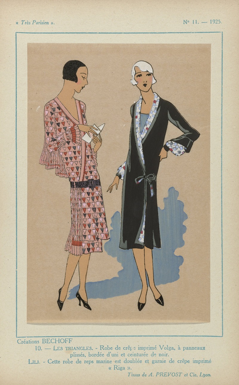 Создания Бехоффа – Треугольники by Ж.-П. Жумар, 1925 — digital art print download