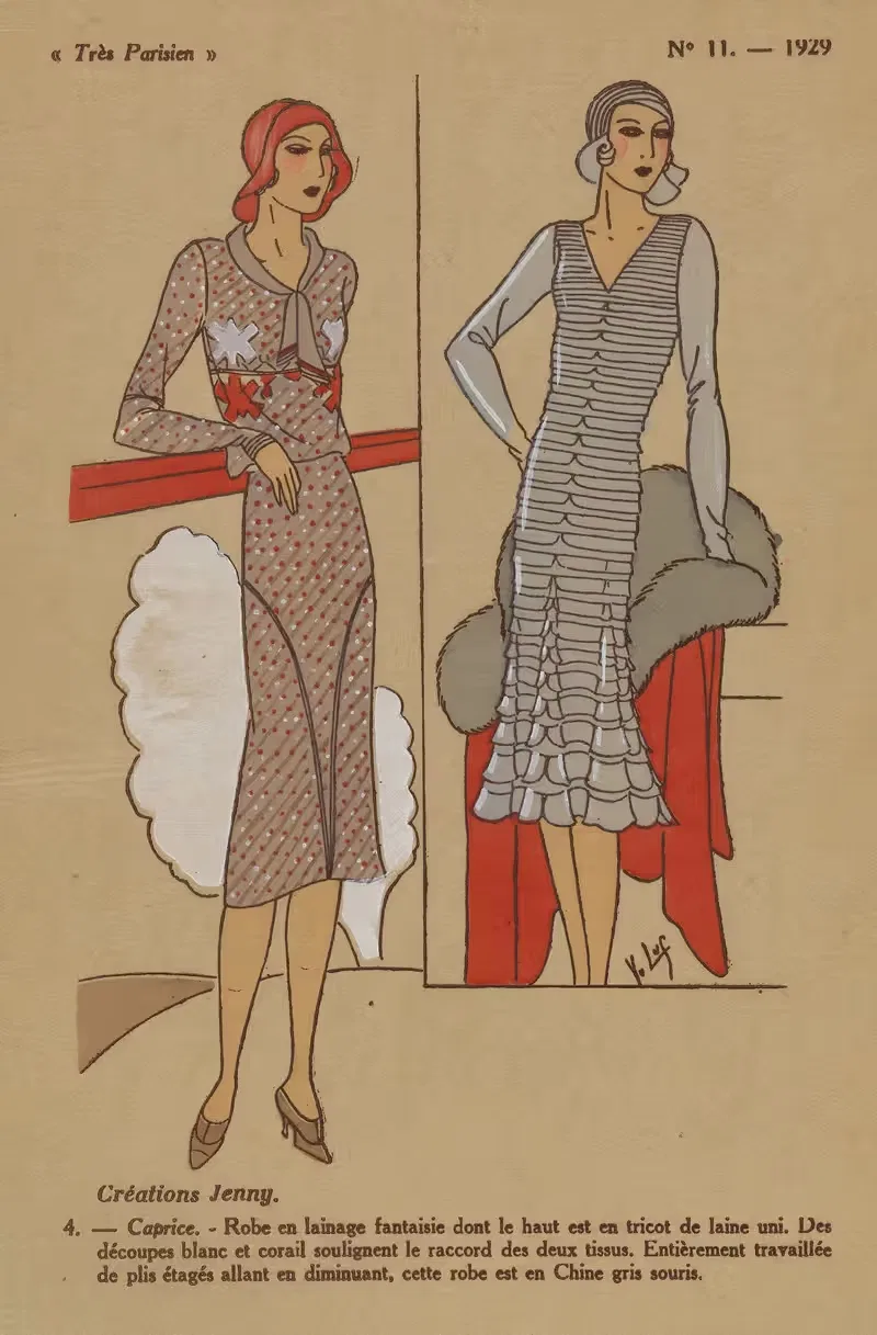 Создания Дженни – Каприз by Ж.-П. Жумар, 1929 — digital art print download