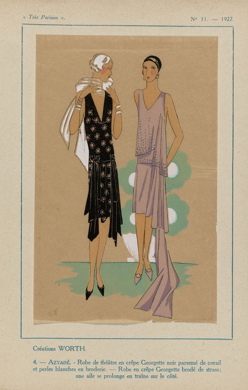 Создания Ворта by Ж.-П. Жумар, 1927 — digital art print download