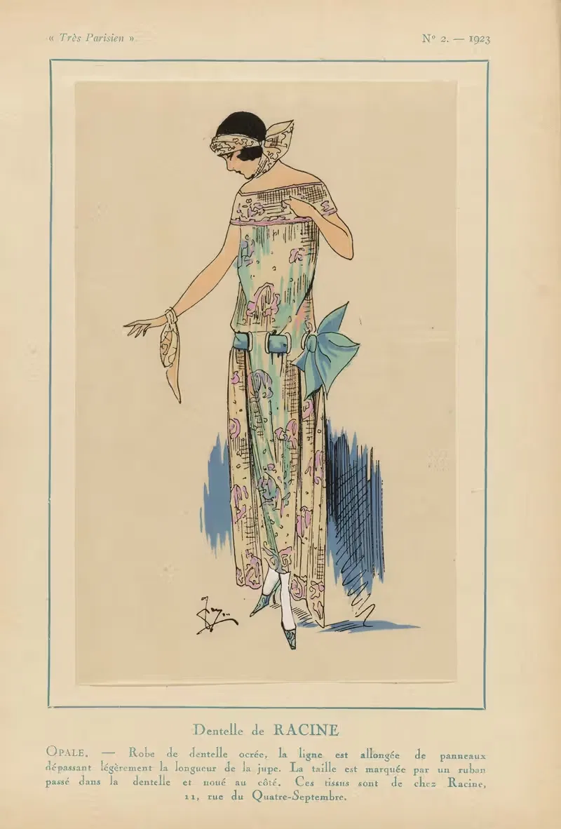 Кружева из корня by Ж.-П. Жумар, 1923 — digital art print download