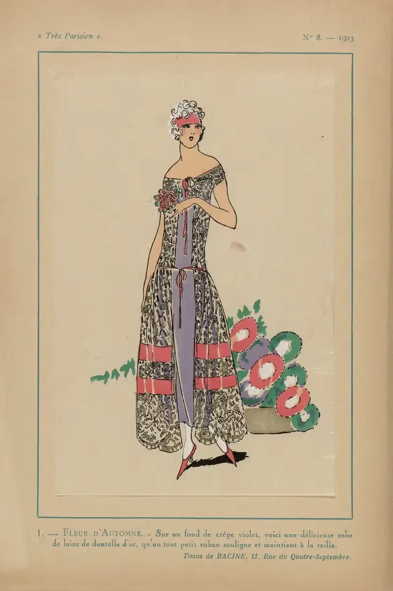 Цветок осени. by Ж.-П. Жумар, 1923 — digital art print download