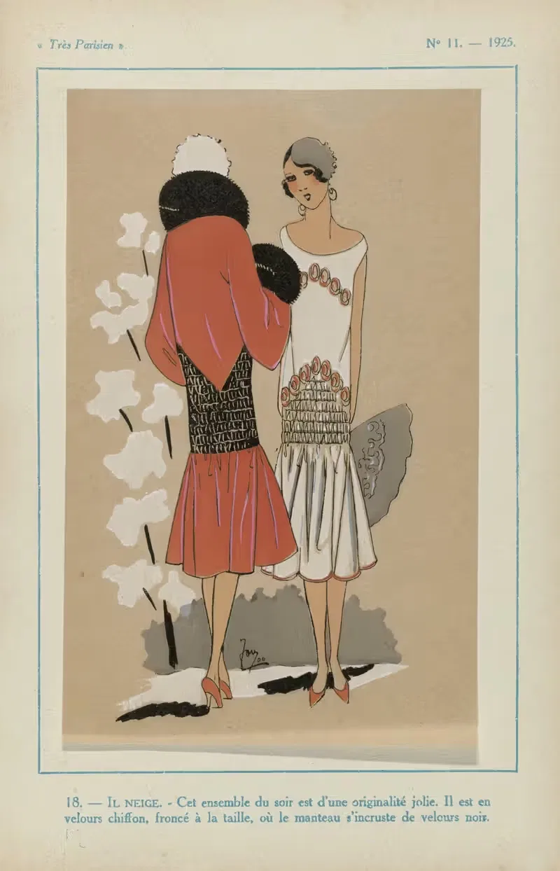 Идет снег by Ж.-П. Жумар, 1925 — digital art print download