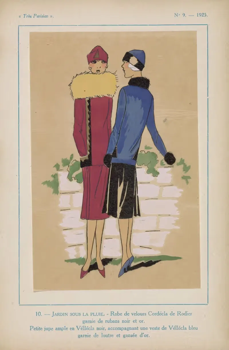 Сад под дождем by Ж.-П. Жумар, 1925 — digital art print download