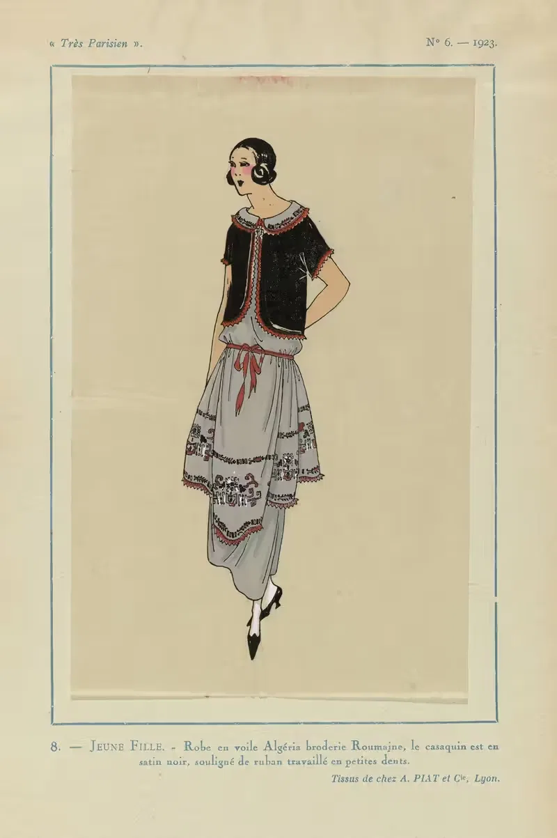 Молодая девушка by Ж.-П. Жумар, 1923 — digital art print download