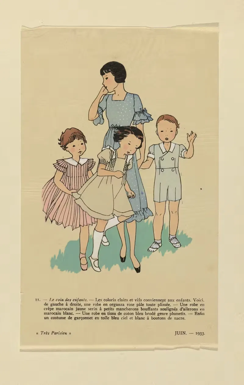 Уголок детей by Ж.-П. Жумар, 1933 — digital art print download