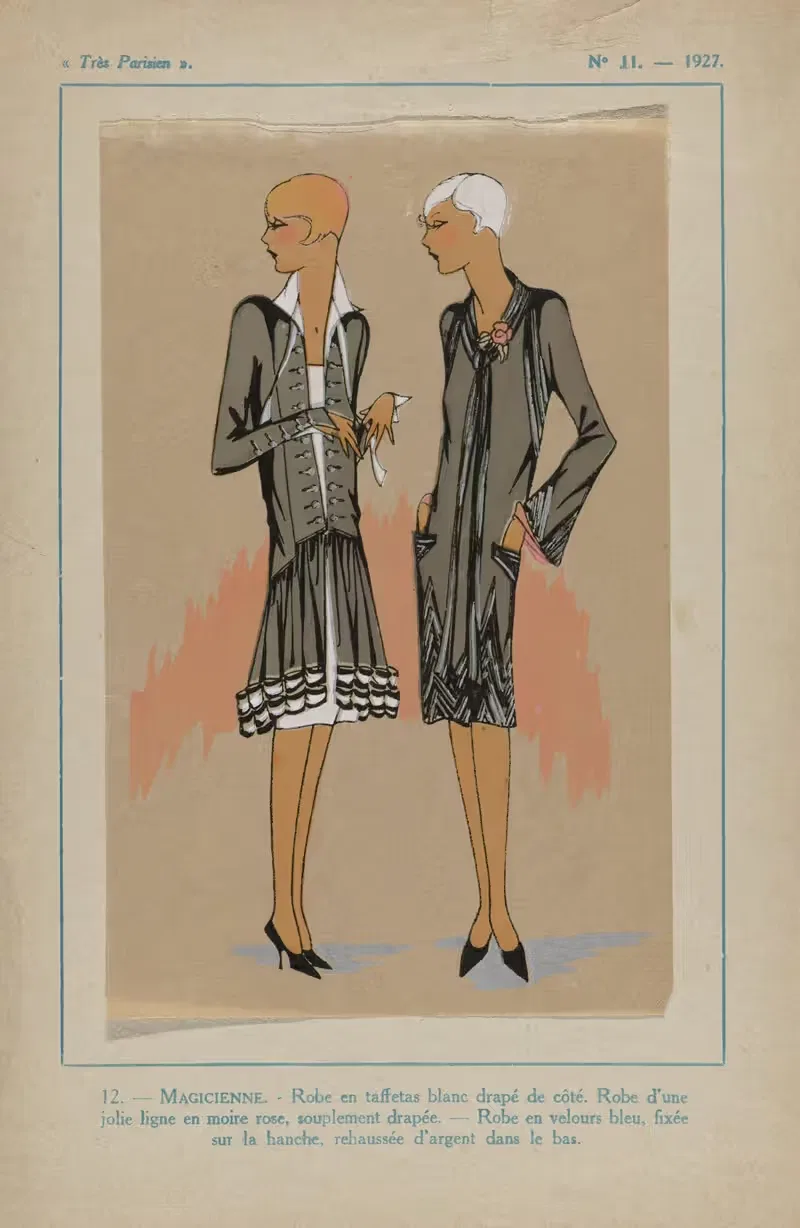 Волшебница. - Платье из тафты by Ж.-П. Жумар, 1927 — digital art print download