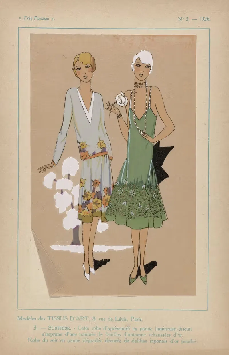 Модели тканей искусства – Сюрприз by Ж.-П. Жумар, 1926 — digital art print download