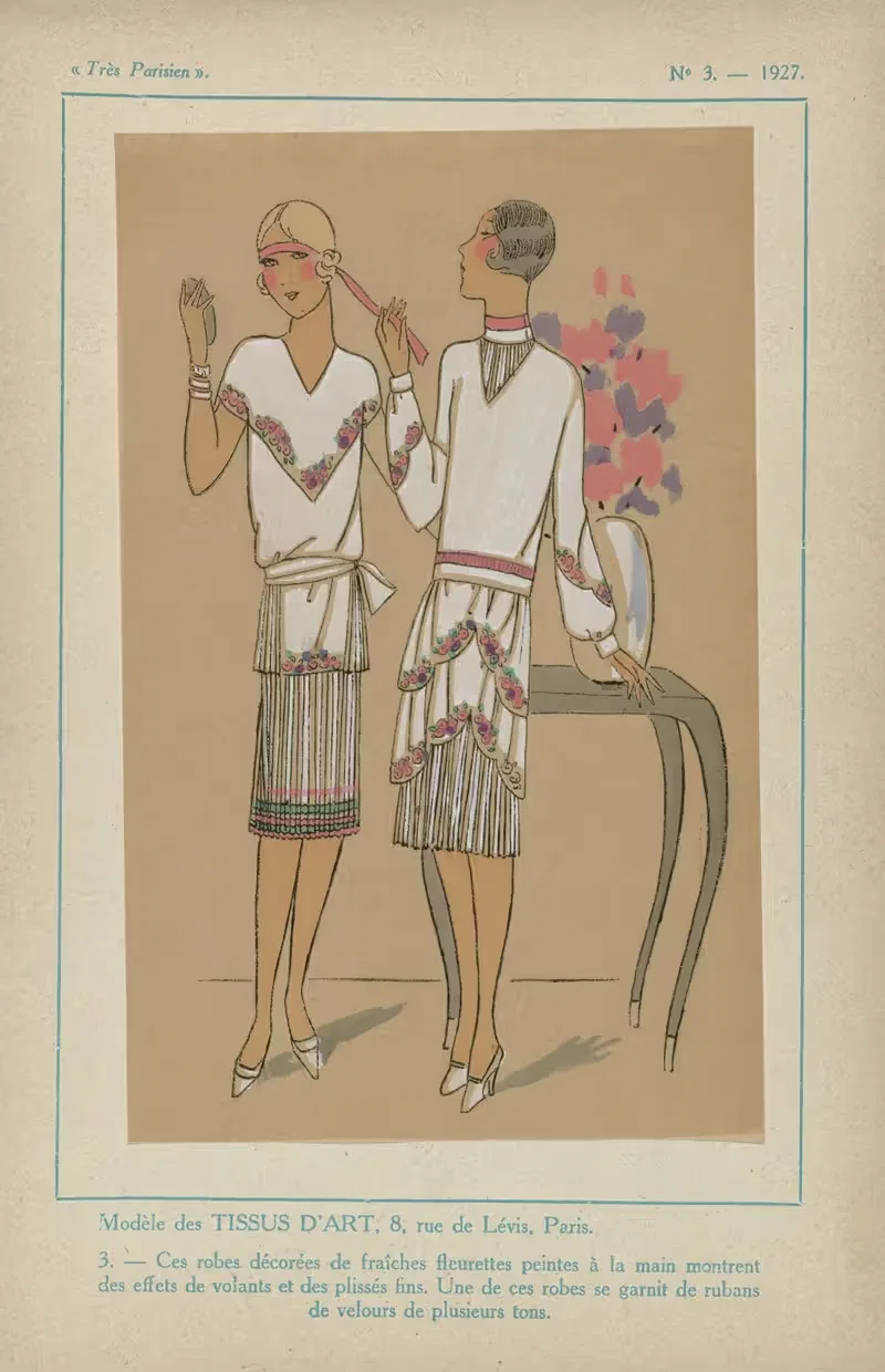 Modèles Des Tissus D'art by G-P. Joumard, 1927 — digital art print download