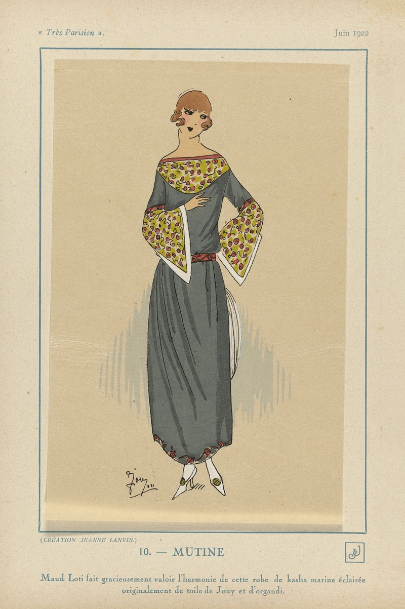Mutine by G-P. Joumard, 1922 — digital art print download