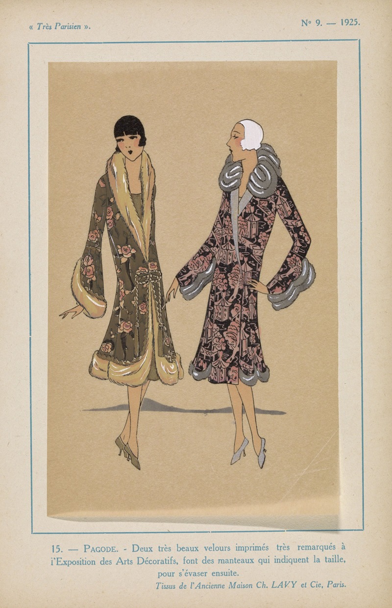 Пагода by Ж.-П. Жумар, 1925 — digital art print download