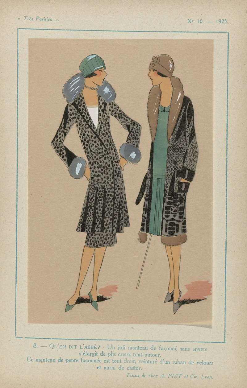 Что говорит аббат by Ж.-П. Жумар, 1925 — digital art print download