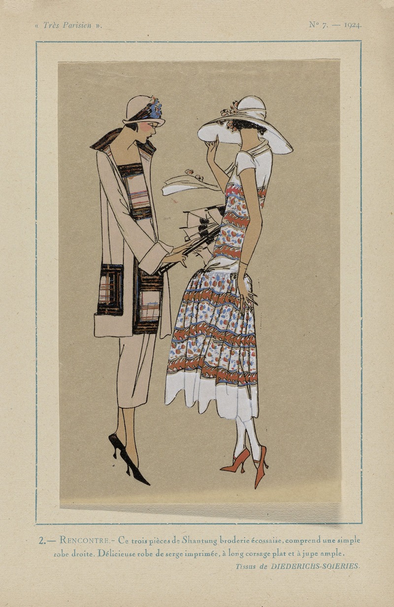 Встреча by Ж.-П. Жумар, 1924 — digital art print download