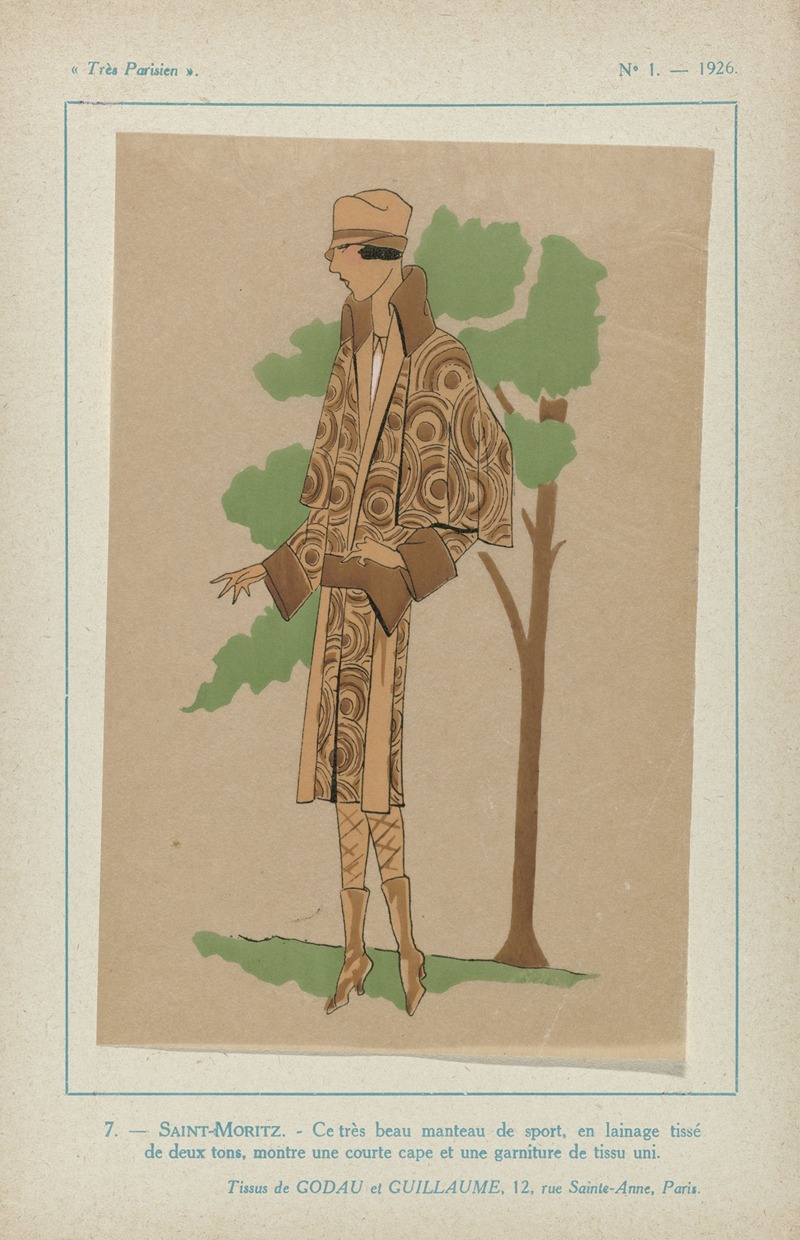 Сен-Мориц by Ж.-П. Жумар, 1926 — digital art print download
