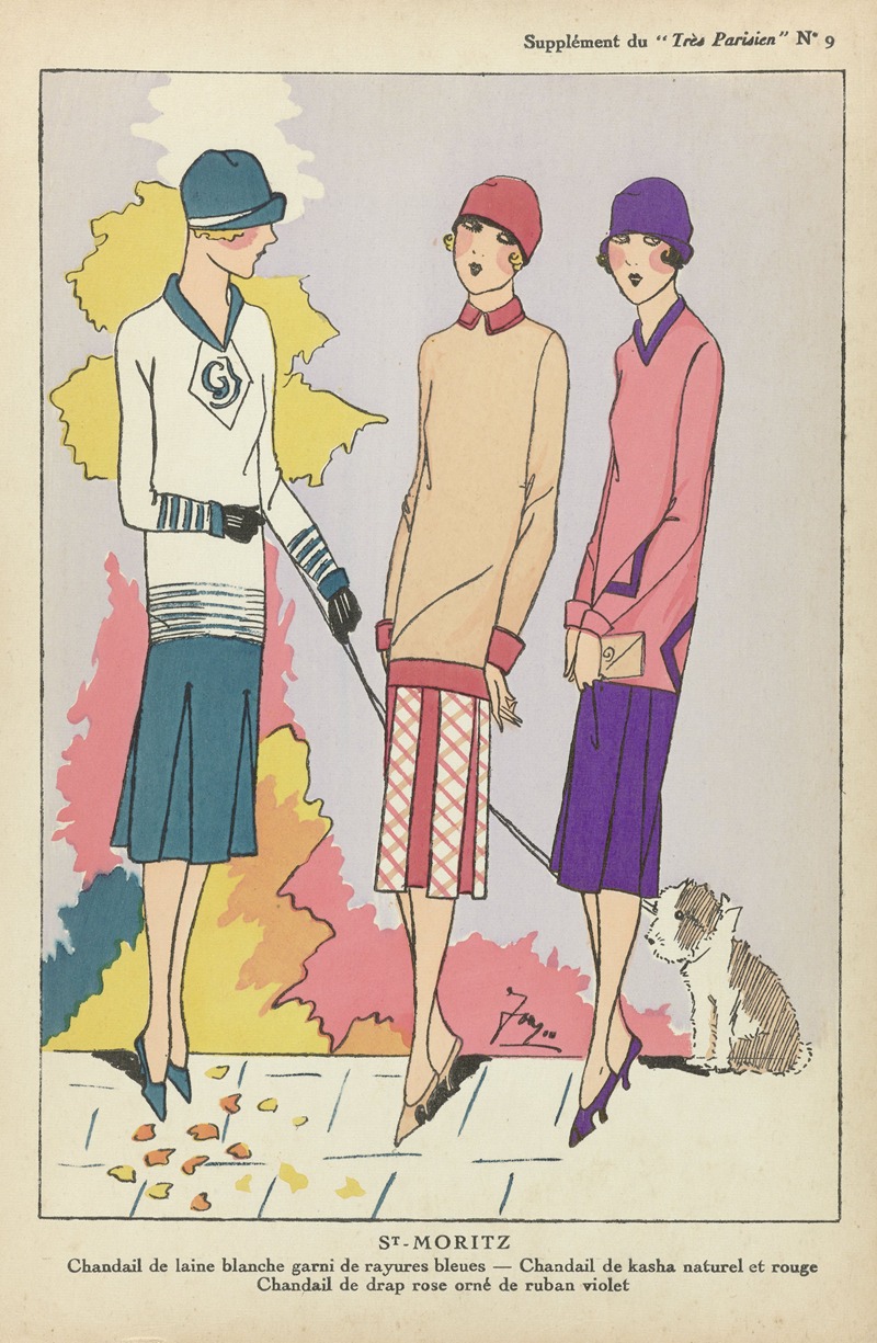 Санкт-Мориц by Ж.-П. Жумар, 1925 — digital art print download