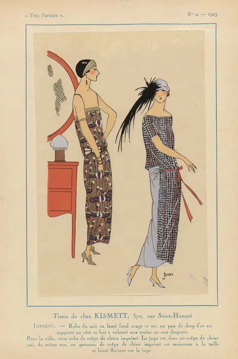 Ткани от Кисметт by Ж.-П. Жумар, 1923 — digital art print download