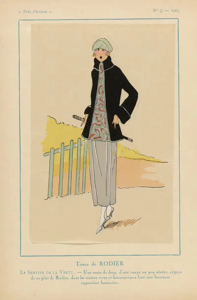 Tissus de Rodier. Le Sentier de La Vertu — G-P. Joumard