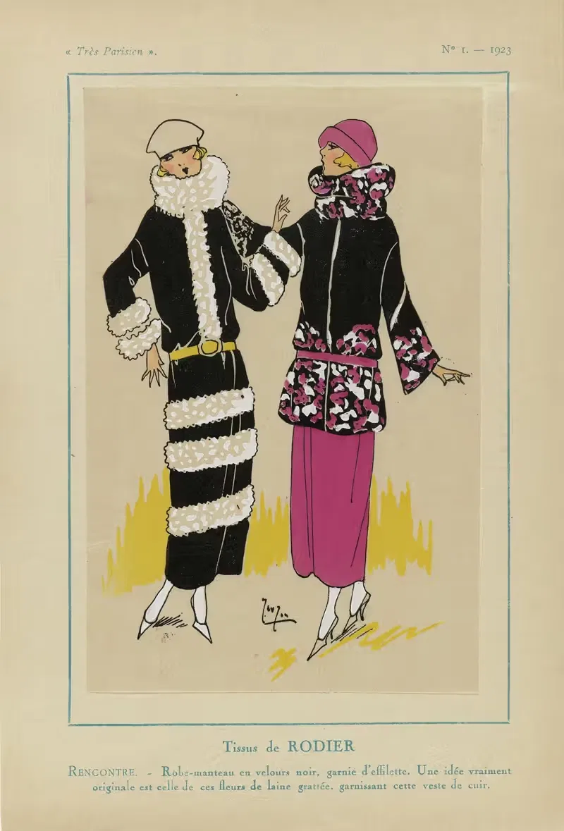 Tissus de Rodier by G-P. Joumard, 1923 — digital art print download