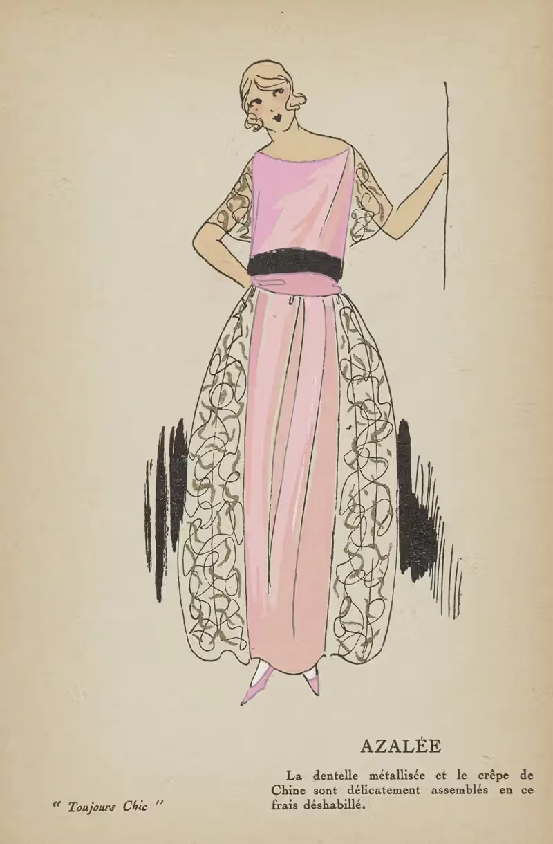 Всегда шик, Раздевания – Азалия by Ж.-П. Жумар, 1921-1922 — digital art print download