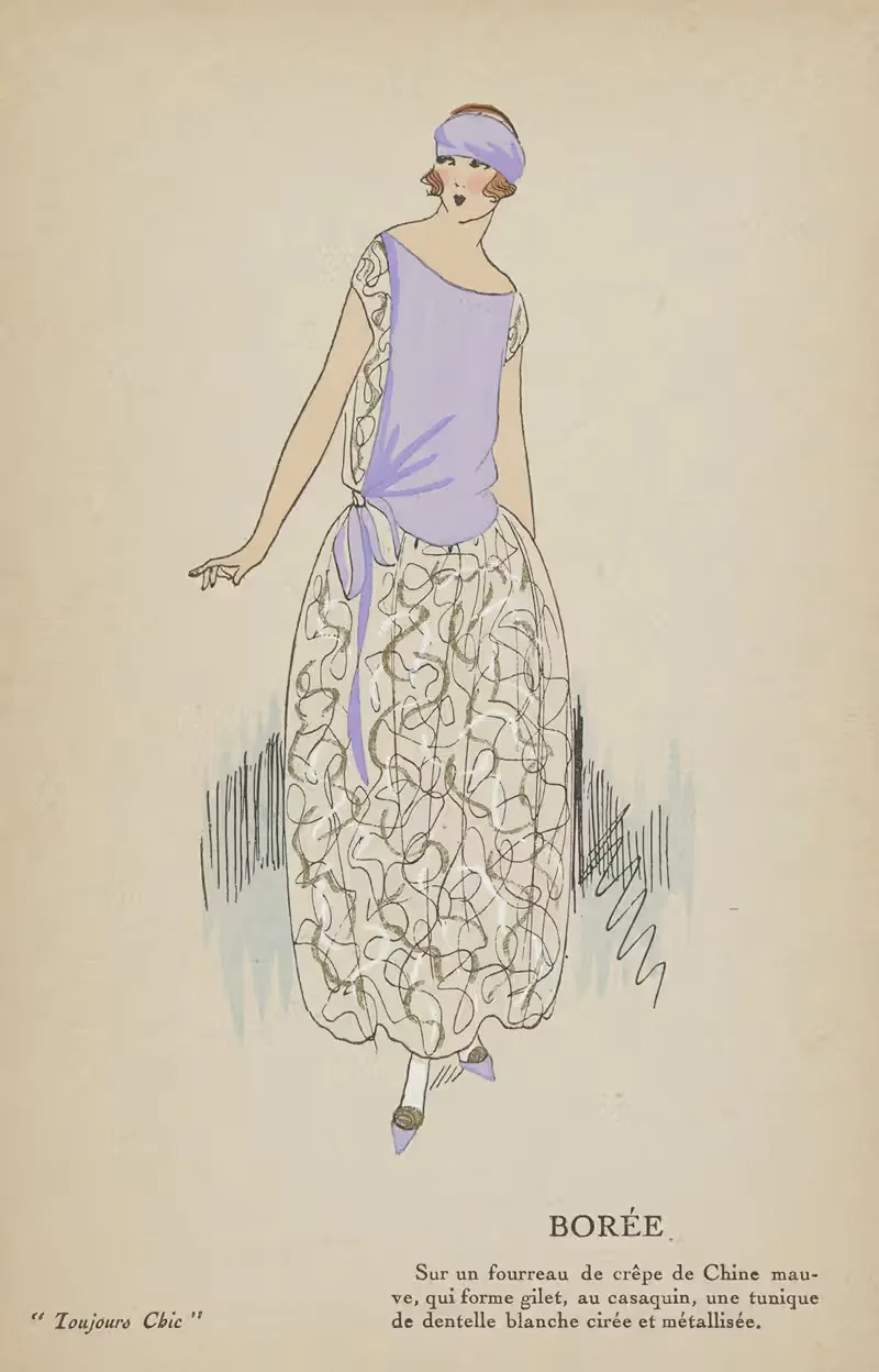 Всегда шик, Лес Дезабилье – Борее by Ж.-П. Жумар, 1921-1922 — digital art print download