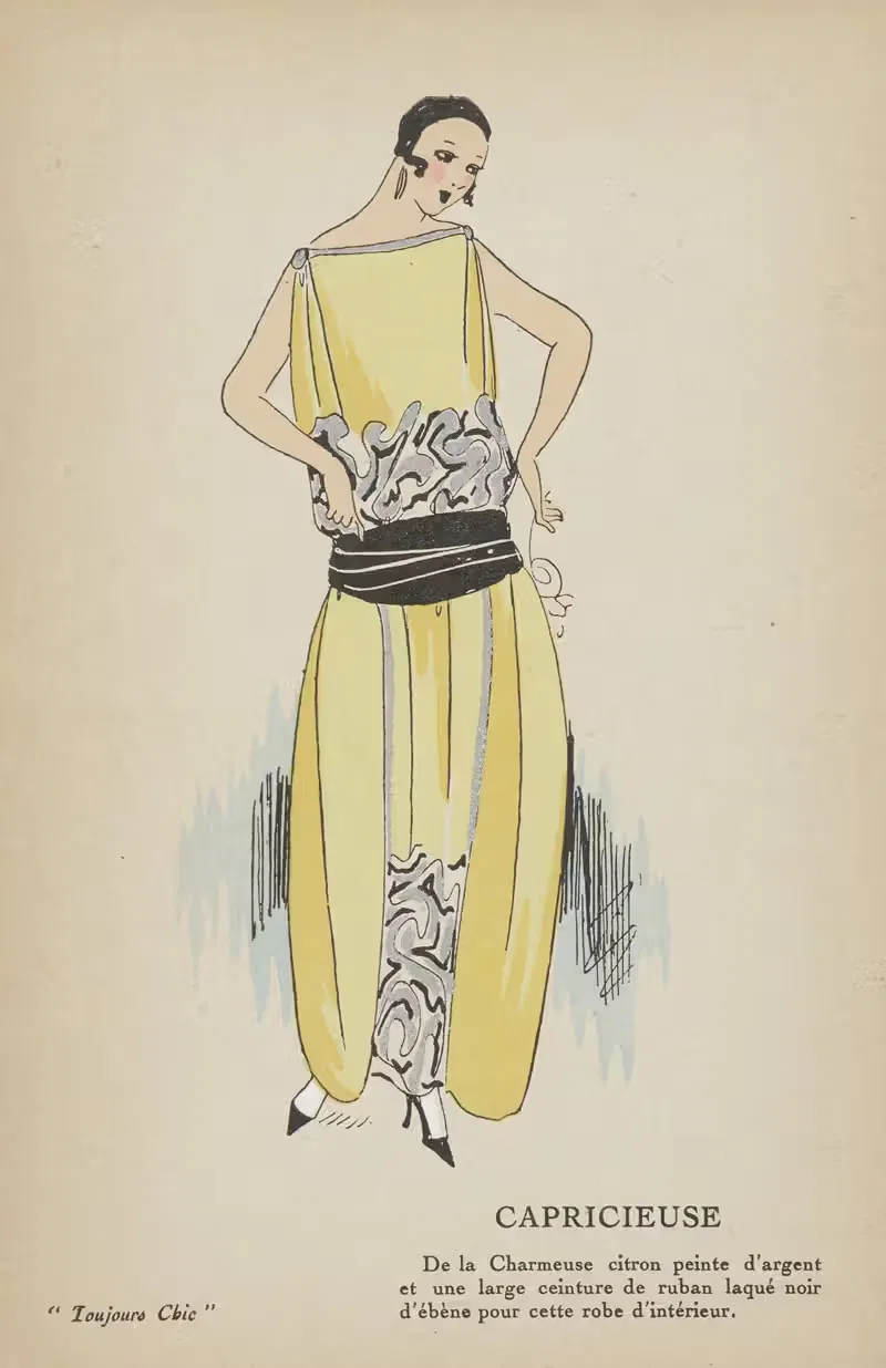 Всегда шик, Лес Дезабийе — Капризная by Ж.-П. Жумар, 1921-1922 — digital art print download