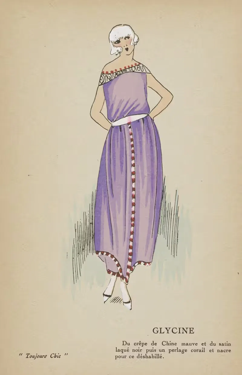 Toujours Chic, Les Deshabillés – Glycine — G-P. Joumard