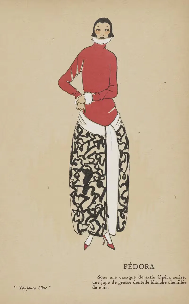Всегда шикарно, платья – Федора by Ж.-П. Жумар, 1921-1922 — digital art print download