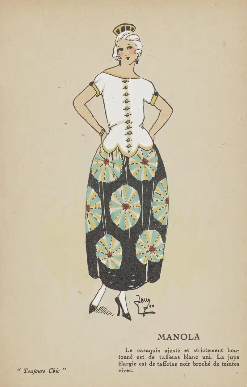 Toujours Chic, Les Robes – Manola — G-P. Joumard