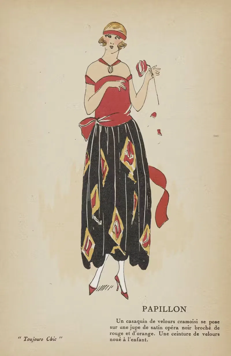 Toujours Chic, Toilettes de Soirées – Papillon — G-P. Joumard