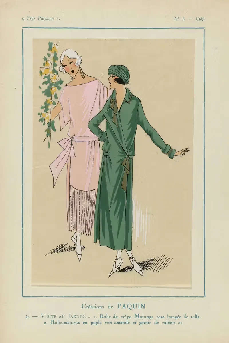 Визит в сад by Ж.-П. Жумар, 1923 — digital art print download