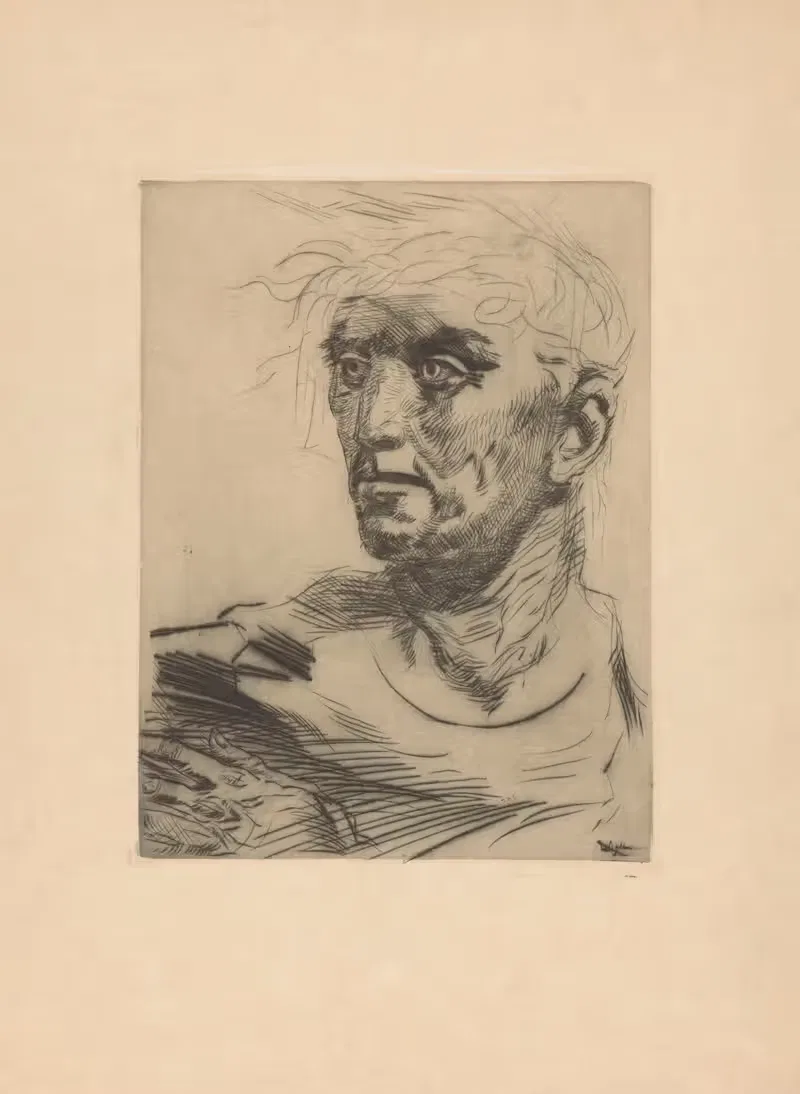 Portrait of an unknown man — Hein von Essen