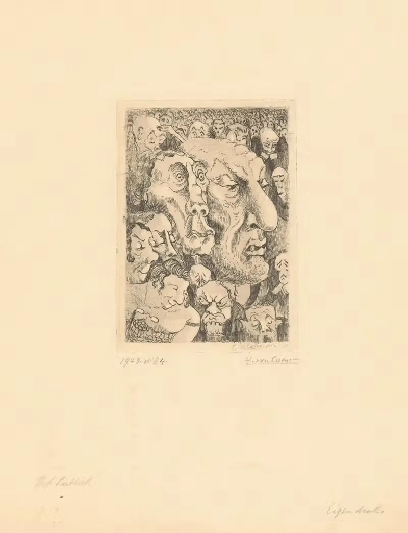 Аудитория by Хайн фон Эссен, 1923 — digital art print download