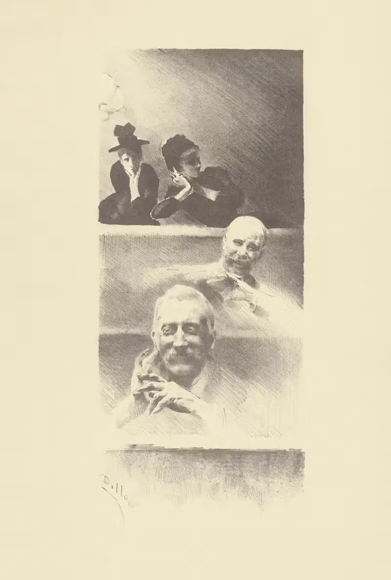 В театре by Анри-Патрис Дильон, 1893-1895 — digital art print download