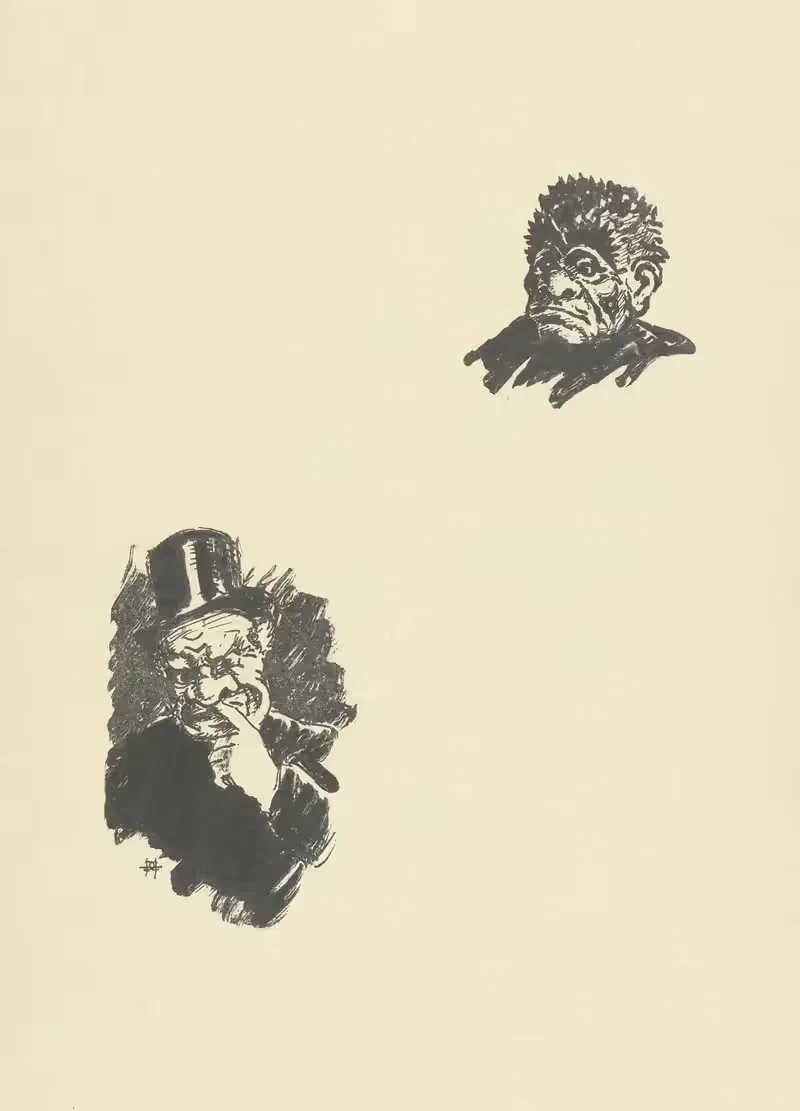 Два эскиза by Анри-Шарль Герар, 1893-1895 — digital art print download