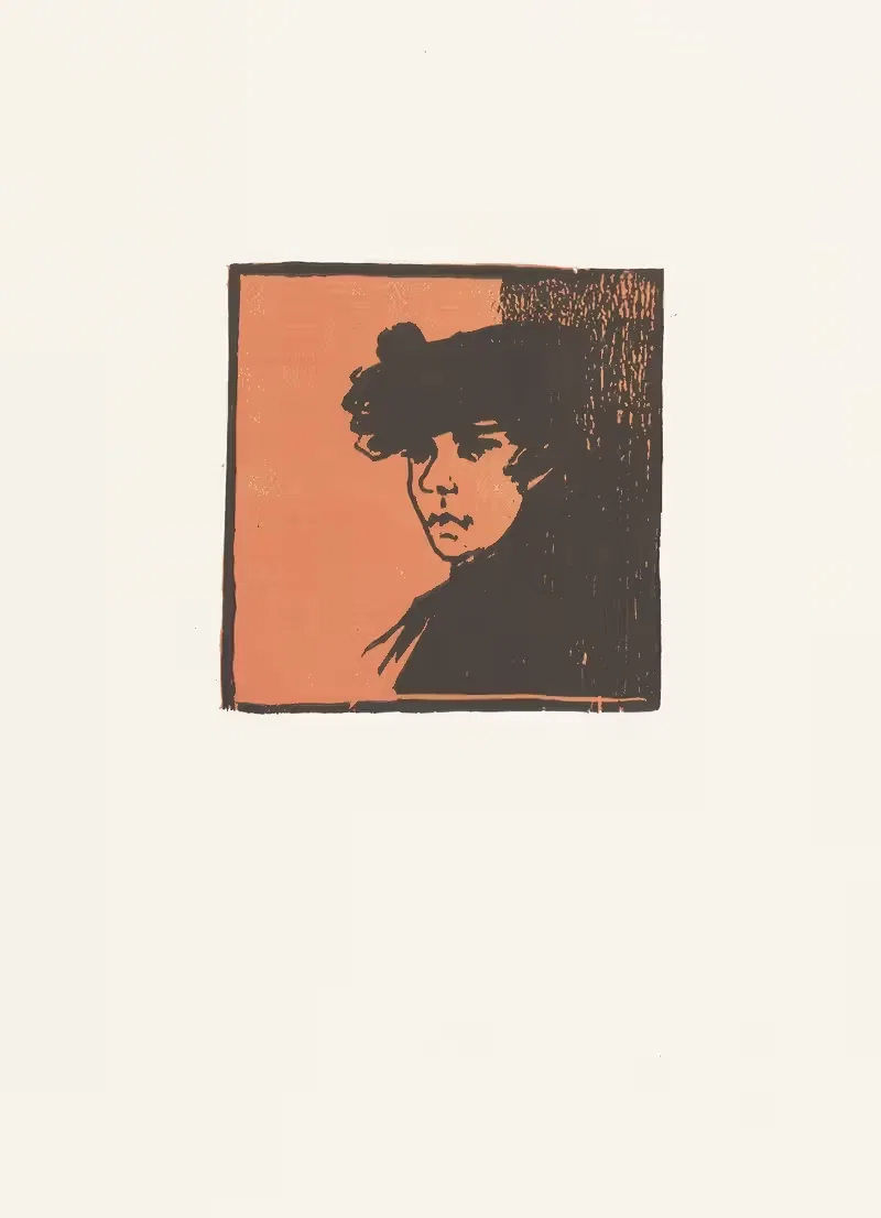 Tête de femme — Henri-Charles Guérard