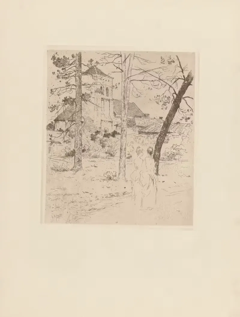 Прогулка by Генри Лероль, 1893-1895 — digital art print download