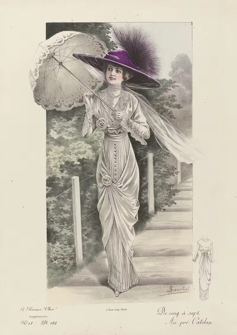 С пяти до семи, У прэ Каталана by Джей Бас, 1911 — digital art print download