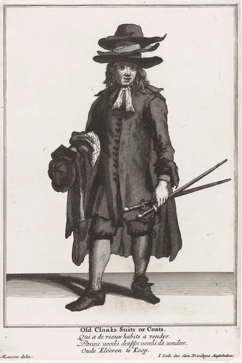 Старые плащи, костюмы или пальто by Якоб Голе, 1688 - 1724 — digital art print download