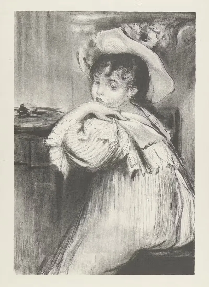 Маленькая девочка by Жак-Эмиль Бланш, 1893-1895 — digital art print download