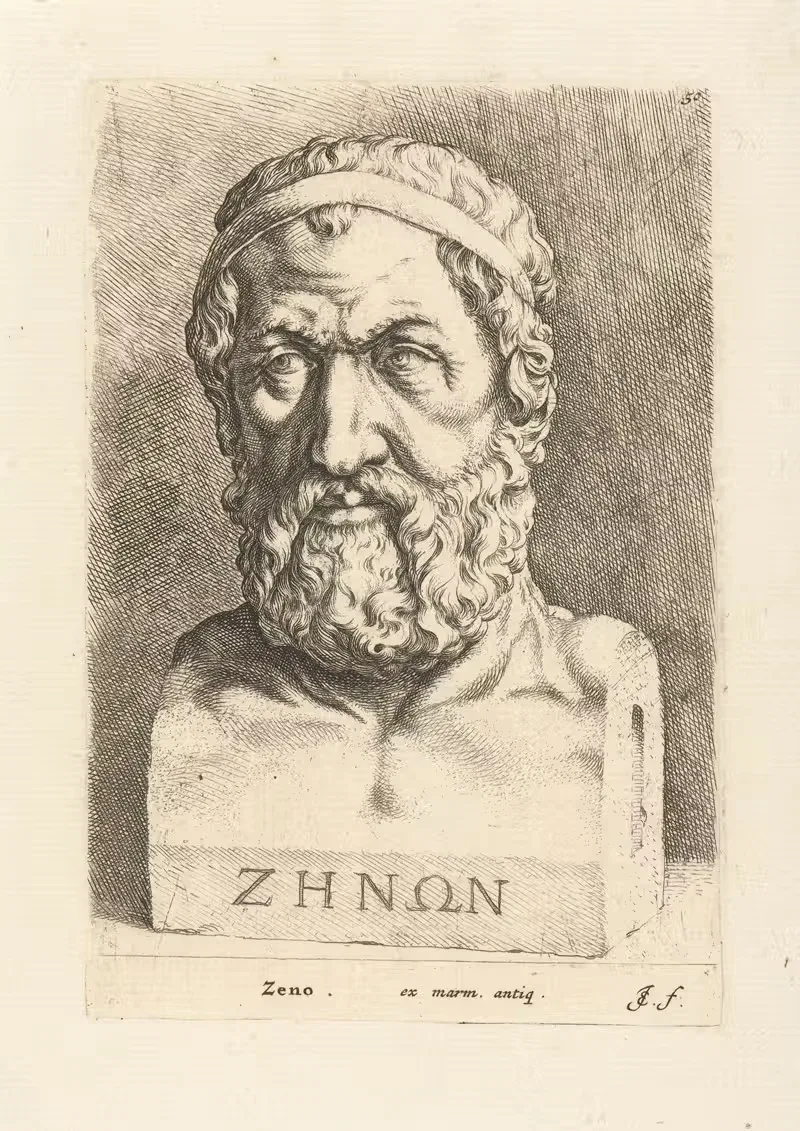 Portrait bust of Zeno — Jan de Bisschop