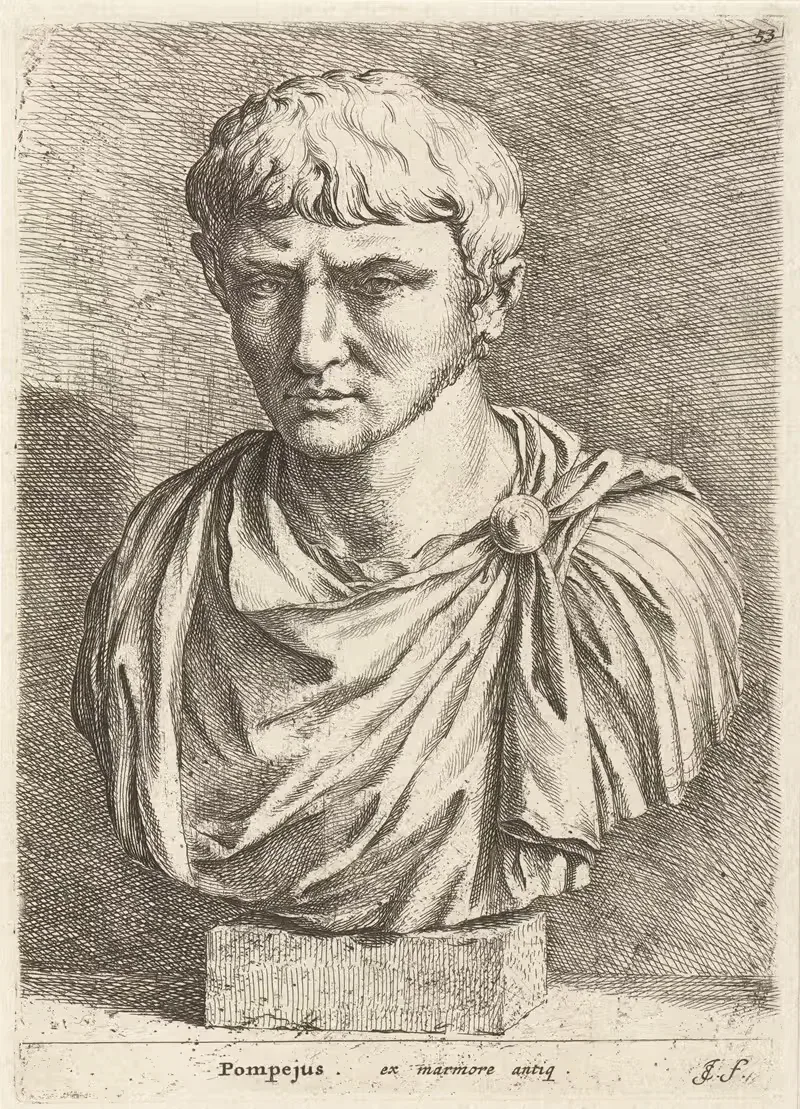 Portrait bust of Pompey — Jan de Bisschop