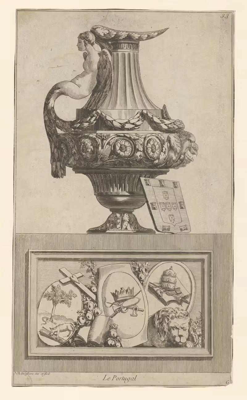 Португалия by Жан-Шарль Делафосс, 1768 - 1771 — digital art print download