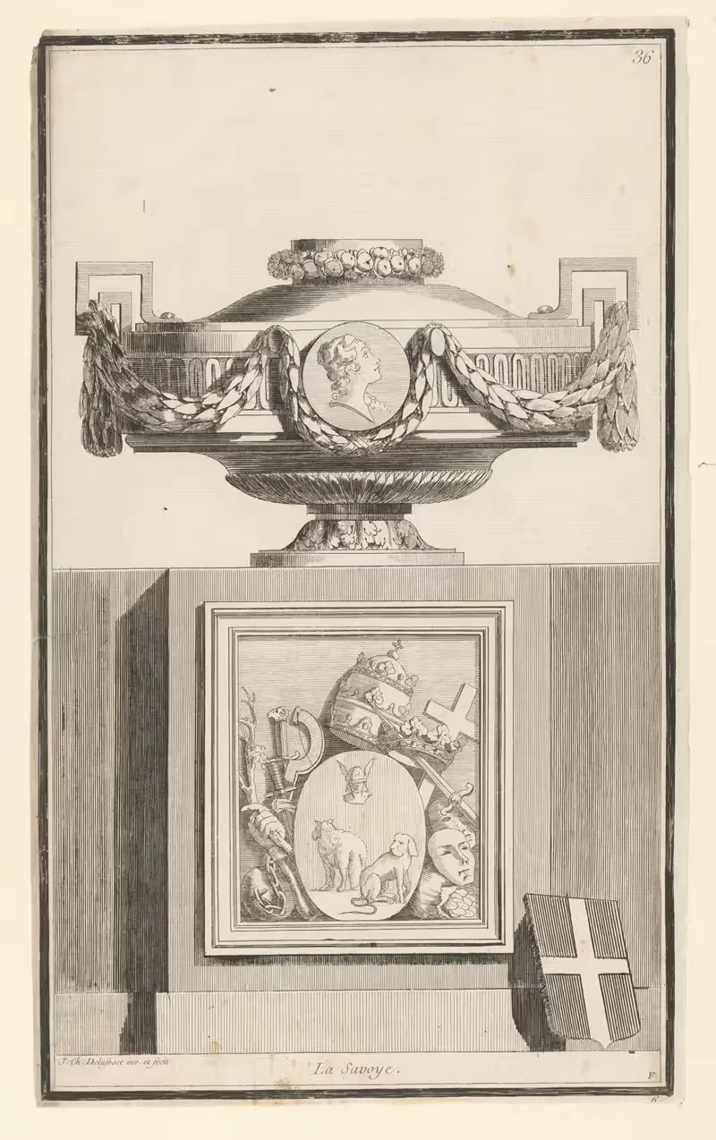 Савойя by Жан-Шарль Делафосс, 1768 - 1771 — digital art print download