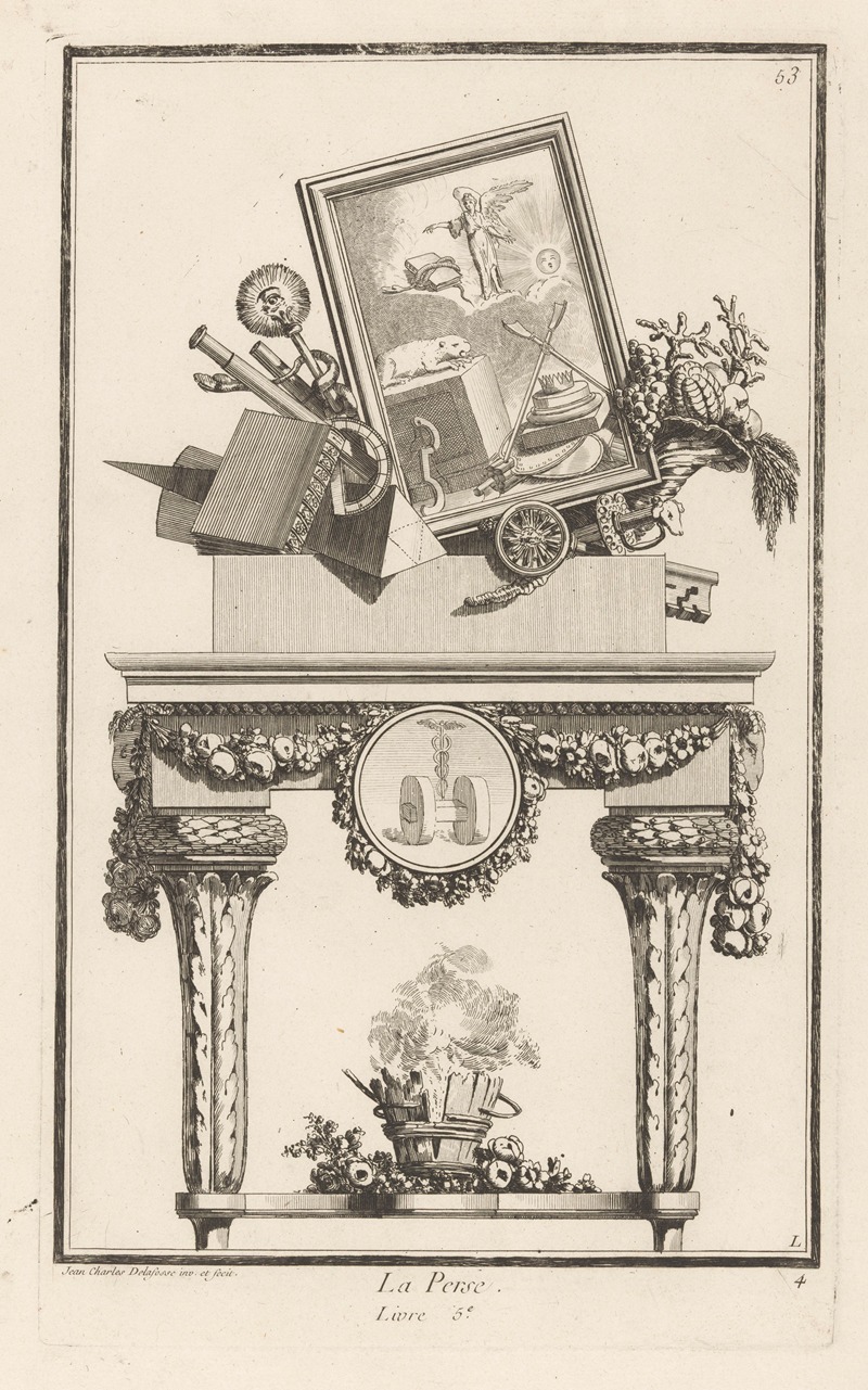 Персия by Жан-Шарль Делафосс, 1768 - 1771 — digital art print download