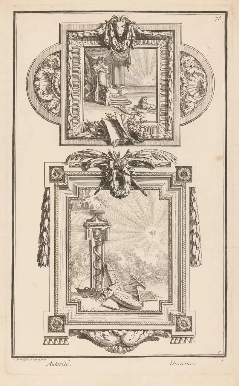 Авторитет, Доктрина by Жан-Шарль Делафосс, 1768 - 1771 — digital art print download