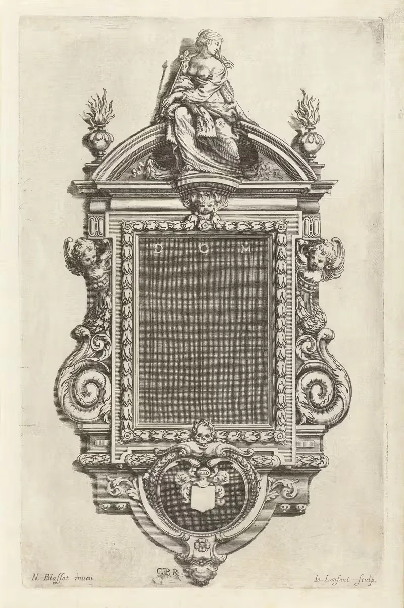 Эпитафия с женщиной by Жан Лефан, 1625-1641 — digital art print download