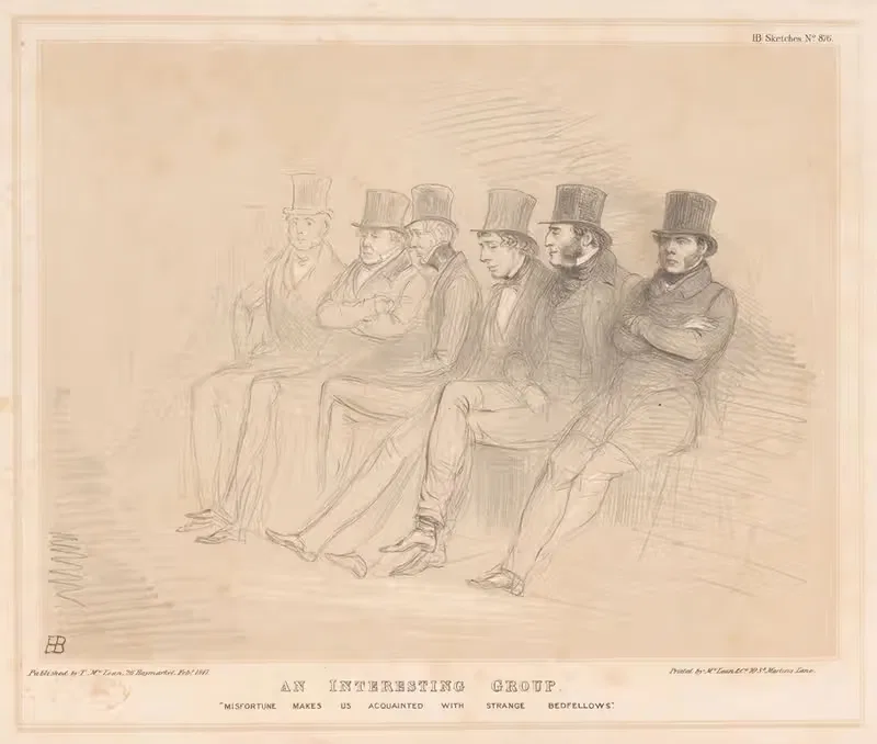 An interesting group. Misfortune makes us acquainted with strange bedfellows — John Doyle