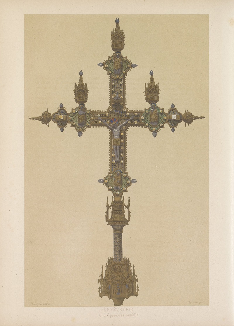 Процессионный крест by Жозеф Роз Лемерсье, 1859-1864 — digital art print download